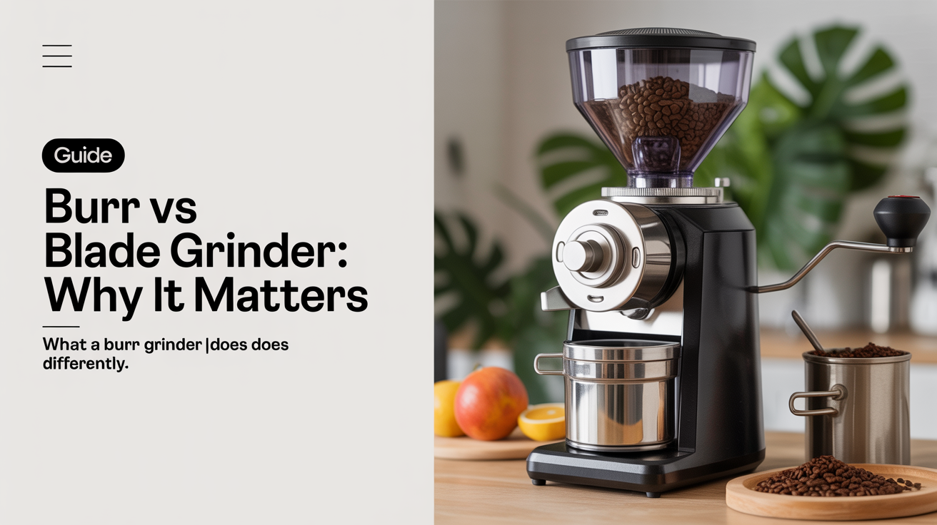 What a burr grinder does differently